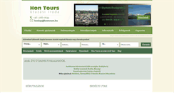 Desktop Screenshot of hontours.hu